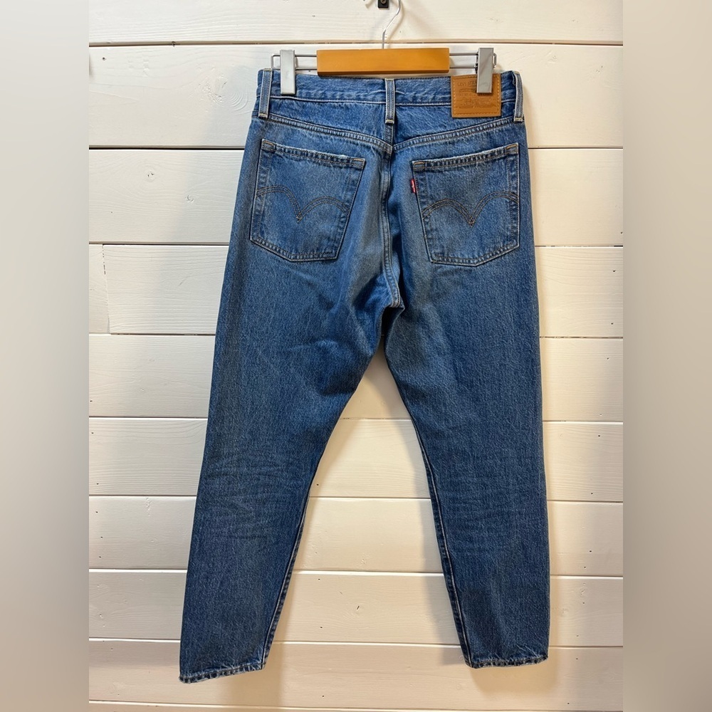LEVI’S – BLUE WEDGIE STRAIGHT JEANS – SIZE 27 - Picture 4 of 10